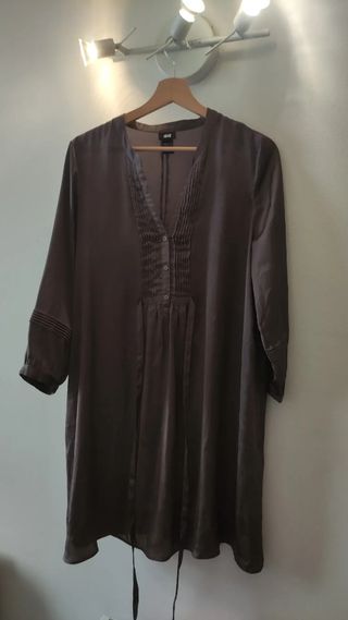 Camison tacto de seda marron