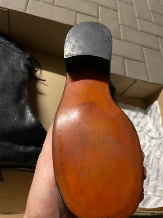 Stivali in pelle donna bambino stile da moto