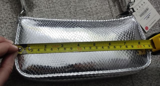 Bolso plateado