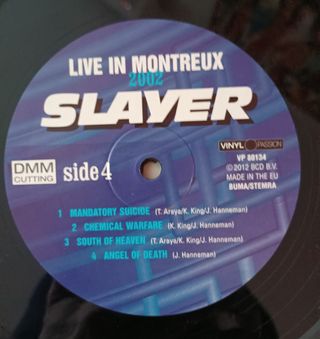 Slayer Live in Montreux 2 LP