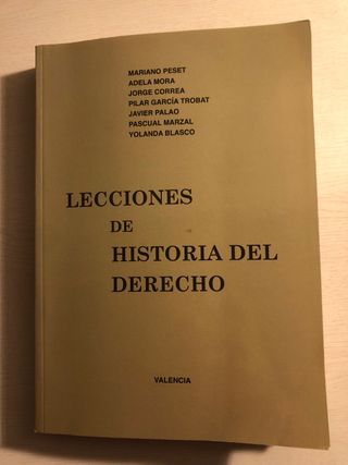 Manual Historia del Derecho