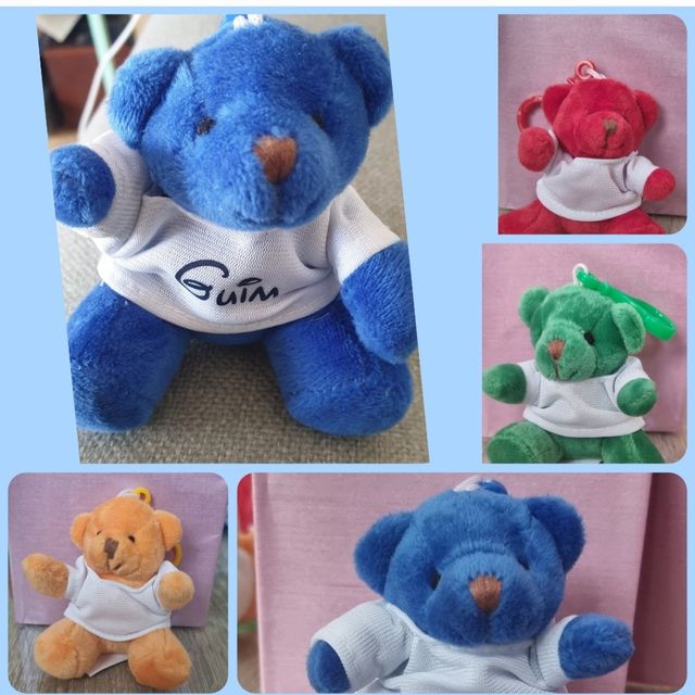 Llaveros de ositos personalizados
