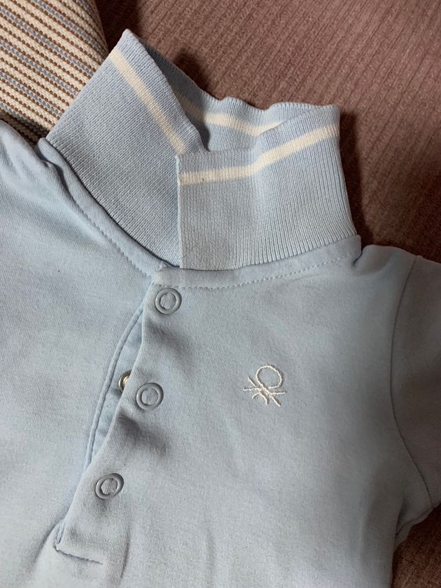 Bodys bebe Benetton tallas 1-3 y 3-6