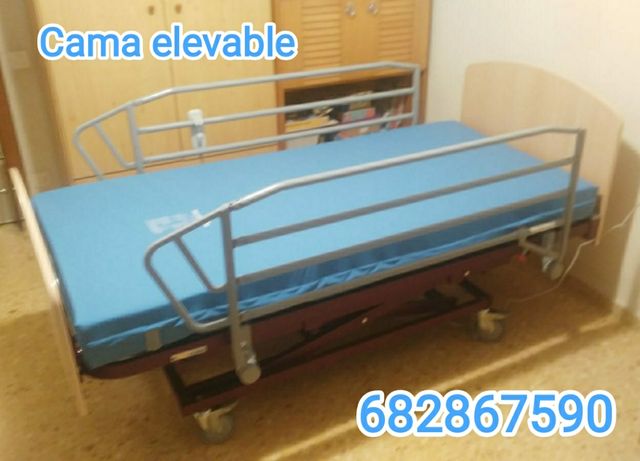 Cama hospital somier elevador (ver  FOTOS)