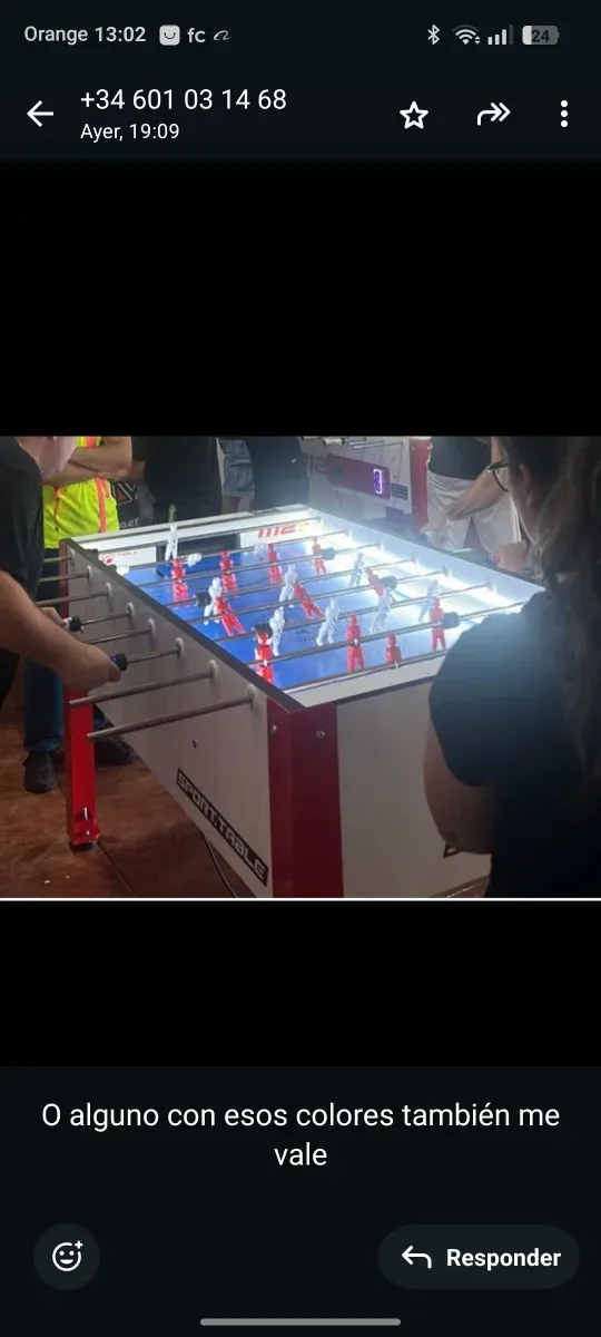 futbolin Modelo SporTTable M2