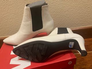 Botines blancos