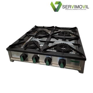 COCINA 4 FUEGOS DE ALTO RENDIMIENTO