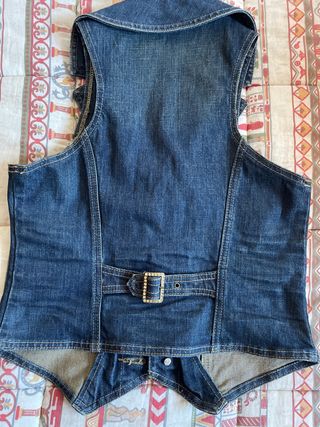 Chaleco vaquero talla L Bershka