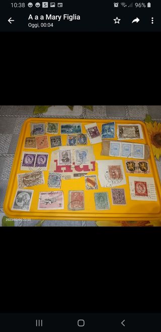 francobolli viaggiati