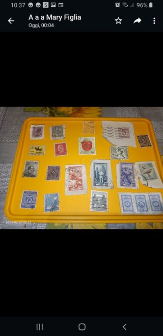 francobolli viaggiati