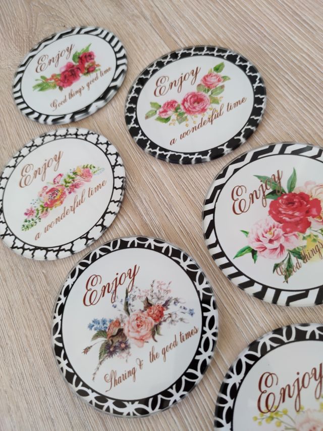 Posavasos de cristal