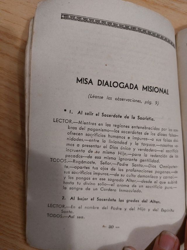 Libro Misas Dialogadas