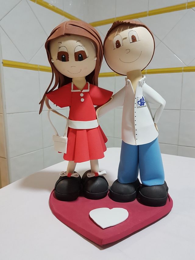 Fofuchos enamorados; regalo original.