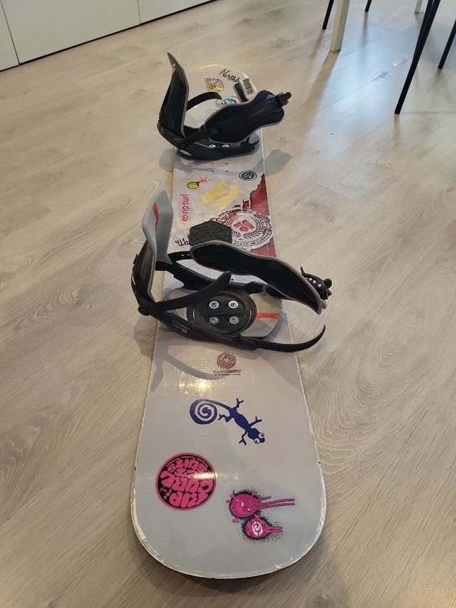 Tabla snow + Fijaciones