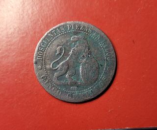 5 centimos España 1870