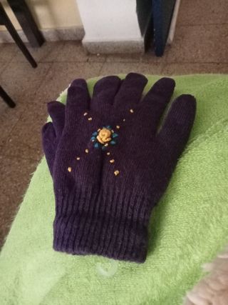 vendo guantes de mujer de lana 