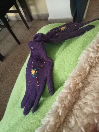 vendo guantes de mujer de lana 