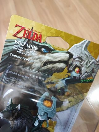 wolf link Twilight princess amiibo precintado