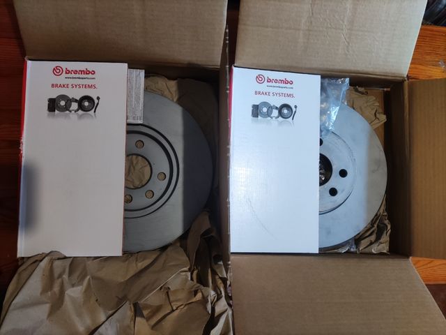 Brembo -ATE -disco de freno ventilado original