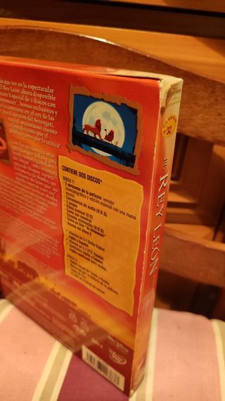 El Rey León dvd