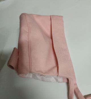 abrigo+ capota rosa talla 2