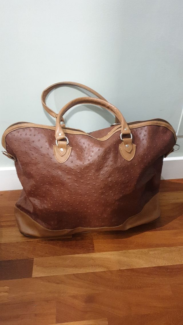 Conjunto Maleta y Bolso Vintage.