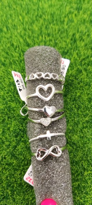 Anillos enamorados plata de ley

