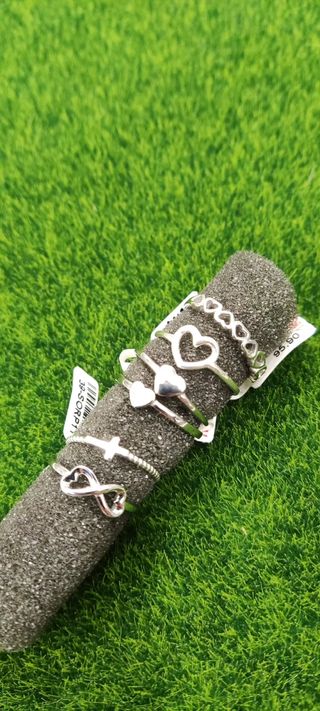 Anillos enamorados plata de ley

