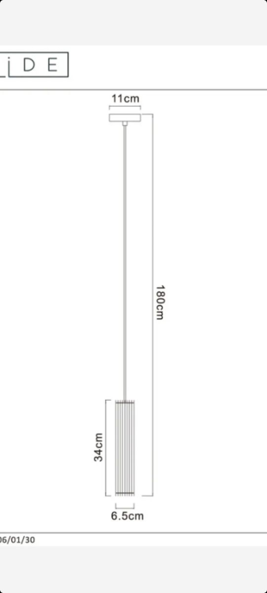 Lampada a sospensione Lionel