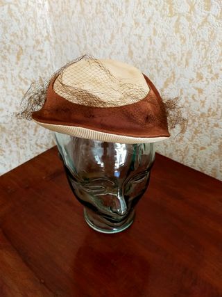 sombrero chica años 40/50