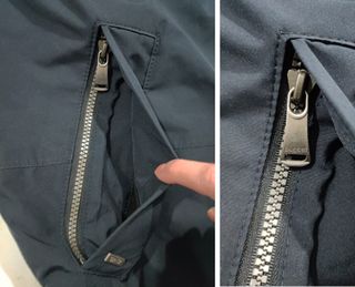 Bugatti/ Chaquetón goretex azul marino T:48