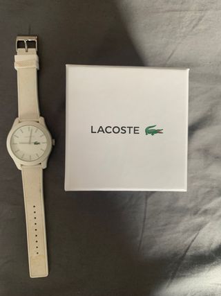 Reloj lacoste blanco