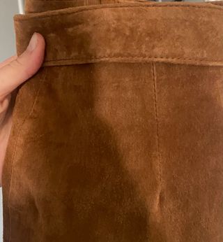 Falda marrón de Zara talla S