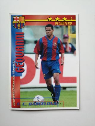 CROMO GEOVANNI BARÇA FUTBOL MATCH TOTAL 2002