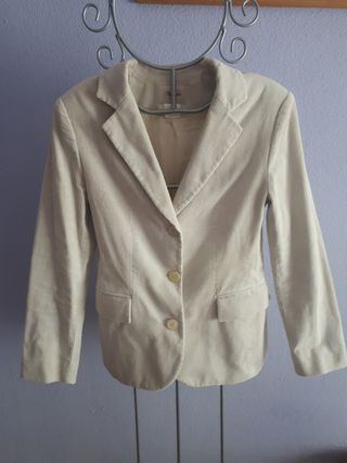 chaqueta de pana chica