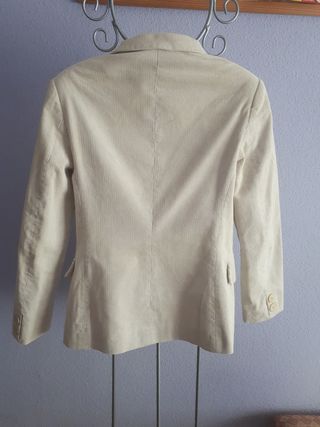 chaqueta de pana chica