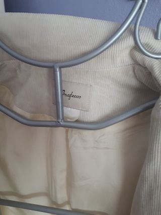 chaqueta de pana chica