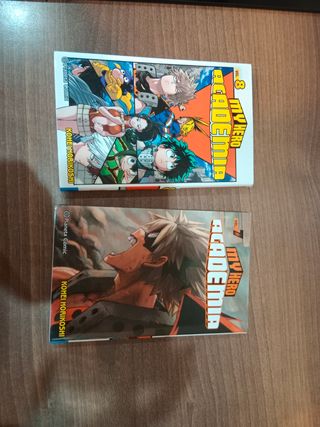mangas 7 y 8 My Hero Academia