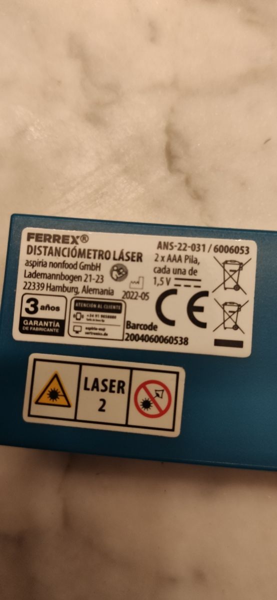 MEDIDOR LASER LONGITUD