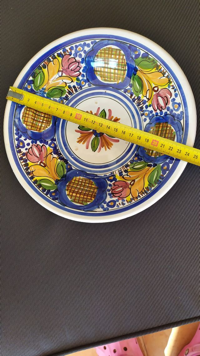 Plato de ceramica antiguo