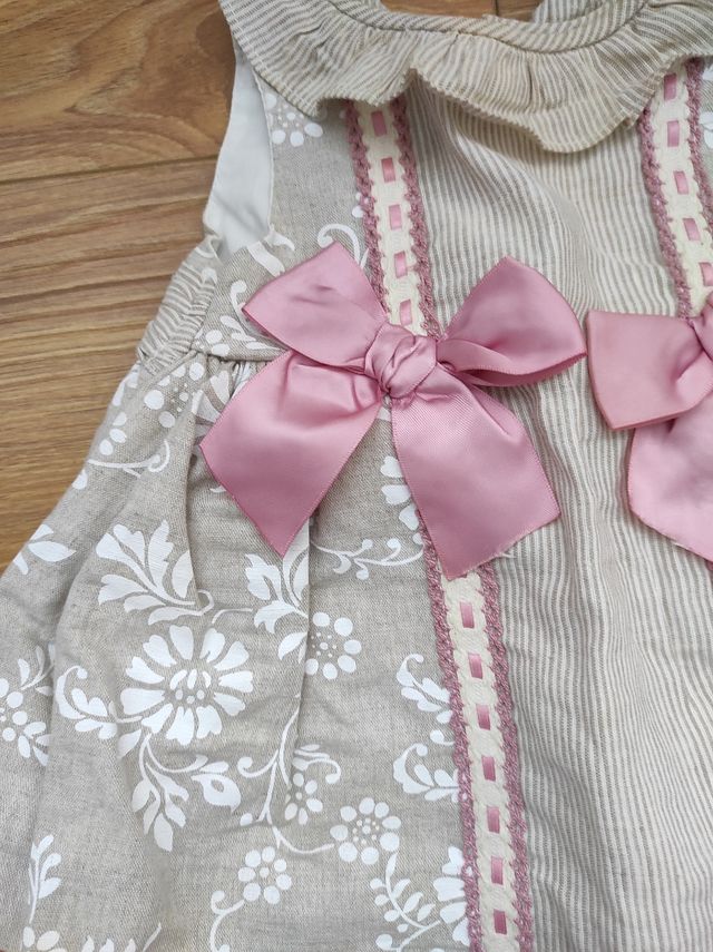 Vestido bebé talla 3 meses de Dolce Petit