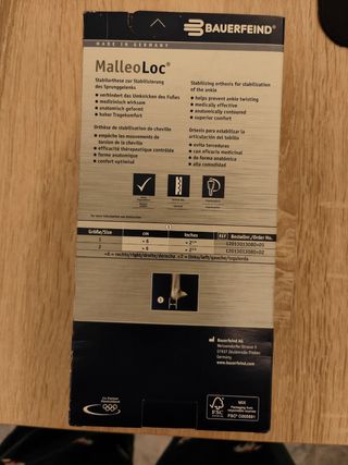 tobillera ortesis MalleoLoc