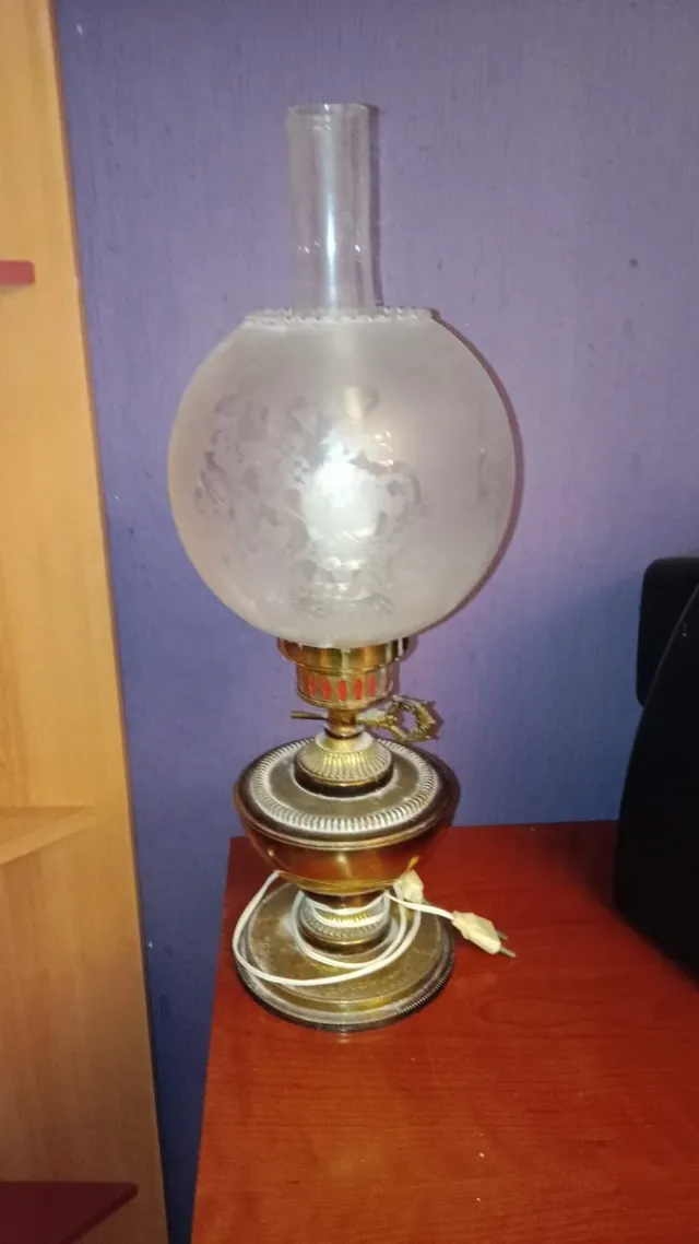 LÁMPARA QUINQUE una joya funciona