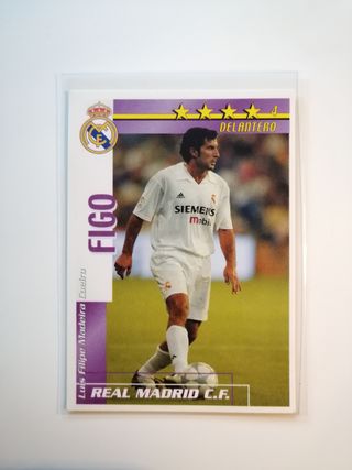 CROMO FIGO MADRID FUTBOL MATCH TOTAL LIGA 2002