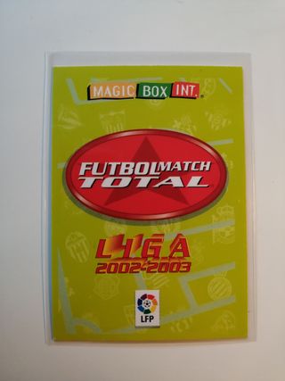CROMO FIGO MADRID FUTBOL MATCH TOTAL LIGA 2002