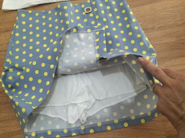 Conjunto de camiseta y falda talla s