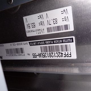 tele 42 pulgadas Hitachi modelo 42PD9700C