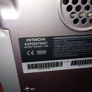 tele 42 pulgadas Hitachi modelo 42PD9700C