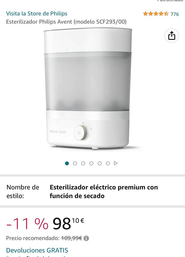 Esterilizador Avent
