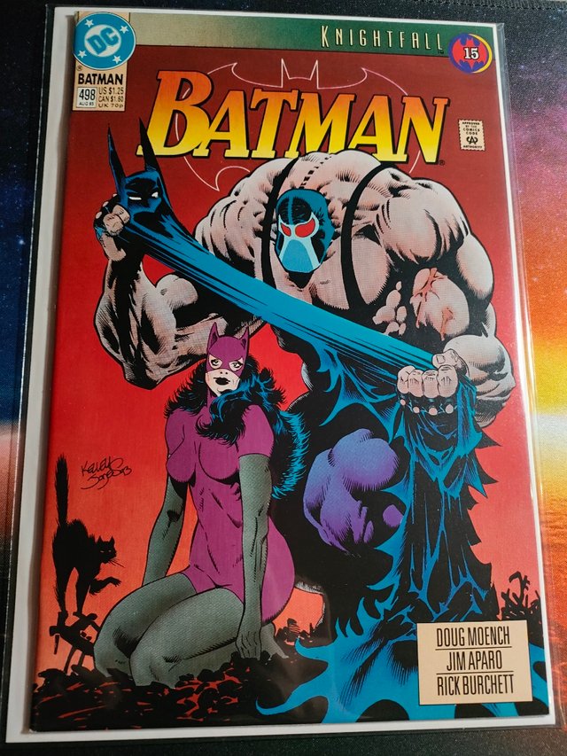 BATMAN #498 USA 1993 BANE - CATWOMAN COVER